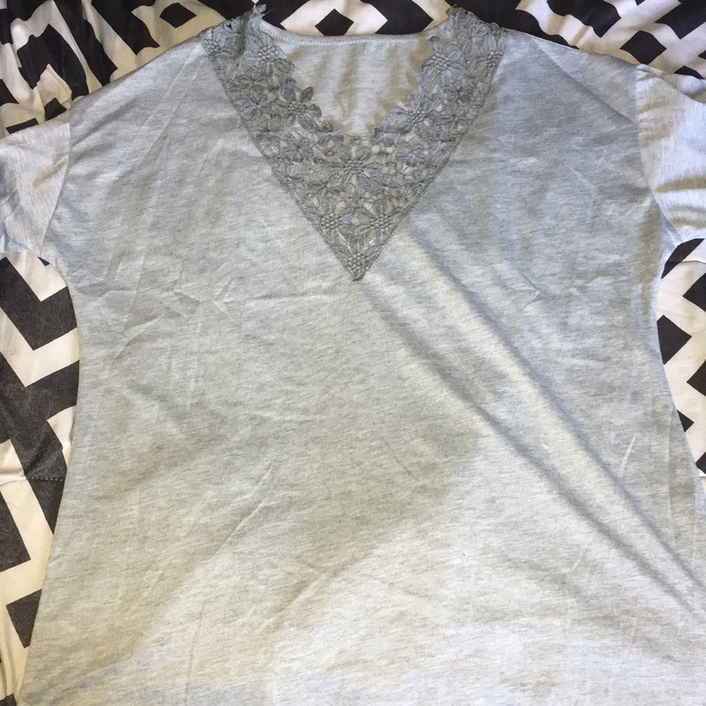 Cute gray blouse